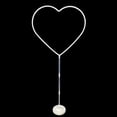 thumbnail image 2 of Columna en forma de corazón con forma de globo, varilla de cristal, círculo de aire, camino de plomo, columna de amor, camino, arco de inyección de agua, base pequeña, decoración, 2 of 5
