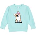 thumbnail image 2 of Inktastic Corgi Puppy Girl Toddler Sweatshirt, 2 of 4