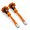 2 PCS, variant on 12-inch Heavy Duty Flat Chisel With Hand Protection Head Demolishing/masonry/carving/concrete Breaker Chisels Bi-material Guard