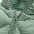 thumbnail image 5 of fatyb Toddler Hooded Puffer Jacket for Boys Girls Full Zip up Winter Outwear Long Sleeve Padded Coat, 5 of 7