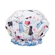 Spa Sister Bouffant Shower Cap, Lingerie Print
