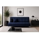 thumbnail image 1 of Sofa Cama Reclinable El Bazar Store Karla Azul Marino Lino Futón 3 posiciones Abotonado Sala, 1 of 6