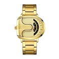 thumbnail image 4 of Relojes de hombre moda masculina doctorado oro relojes de hombre de moda en forma de U, 4 of 5