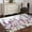 White Light Purple, variant on Area Rug for Living Room, Spring Floral Non-Slip Indoor Large Carpet for Bedroom/Dining Room, Watercolor Lavender Daisy Butterflies Botanical Washable Low-Profile Floor Mat Runner Rugs - 2.7 x 5 Ft