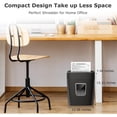 thumbnail image 6 of Paper Shredder, 8-Sheet Crosscut Home Office Shredder with 4.2 Gallon Bin, P-4 Security Level Document Shredder Shred Credit Card/Mail/Staple/Clip, 6 of 6