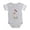 Heather Gray, variant on CafePress - Bichon Frise Christmas - Cute Infant Baby Football Bodysuit