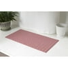 Small (13'' x 20'') Slip-Resistant Rubber Bath Tub Mat in Rose