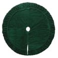 thumbnail image 1 of 72" Plush Emerald Green Velvet Treeskirt, 1 of 1