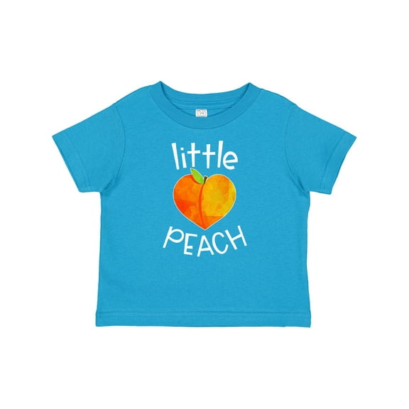 Inktastic Little Peach Cute Heart Shaped Peach Boys or Girls Baby T-Shirt