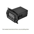 thumbnail image 3 of Jayron Mechanical Maintenance Hour Meter AC/DC 8-80V analog Clock No Battery Long Life Surface Waterproof Design Easy, 3 of 5