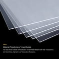 thumbnail image 4 of Uxcell 5pcs Clear Plastic Sheet Replacement Panel 8x10'' for Picture Frame, Crafts, 0.04'' Thick with Protective Film, 4 of 7
