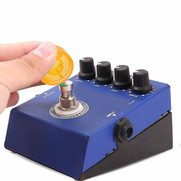 Guitar Effect Pedal Foot Nail,4Pcs Plastic Electric Guitar Pedal Foot Nail Plastic Effect Pedal Nail Eco-Friendly Materials