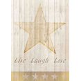 thumbnail image 2 of Allen, Kimberly 14x18 Gold Ornate Wood Framed with Double Matting Museum Art Print Titled - Live Laugh Love Gold, 2 of 4