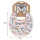 thumbnail image 1 of 4 Uds. Diadema con lazo, toalla para Saliva, conjunto de diadema, paños para babear, babero impermeable de encaje de algodón para bebés recién nacidos y niñas, 1 of 5