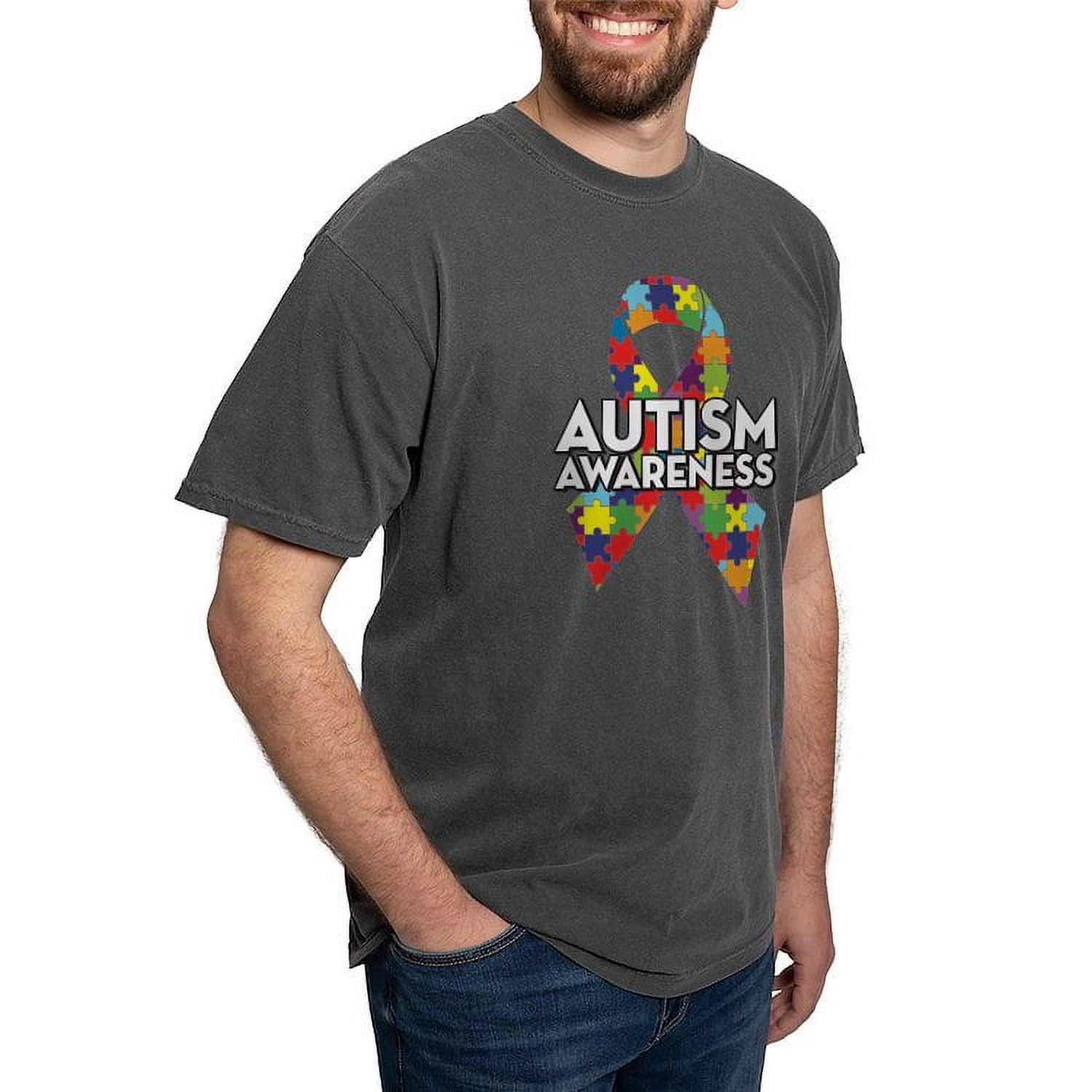 CafePress - Autism Awareness T Shirt - Mens Comfort Colors Shirt
