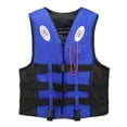 thumbnail image 2 of Children Adult Professional Life Vest Reflective Adjustable Waistcoat Jacket With Whistle For Swimming, 2 of 6