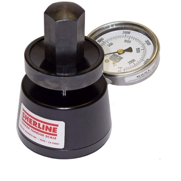 Hydraulic Tongue Weight Scale (5781) DISPLAYS Both 0-5000lb and 0-2250 Kg. Very Stable