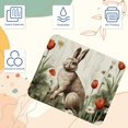 thumbnail image 3 of Rabbit Printed Gaming Mousepad Desk Mat, Non-Slip Rubber Bottom Mouse Mat 8.3x9.8 Inch - Suitable for Office and Gaming, 3 of 6