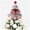 Silver, variant on Large Candy Bows Hat for Christmas Tree Topper,Holiday Christmas Tree Topper Hat with Peppermint Bows Ribbon Decoration,Candy Christmas Decoration
