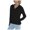 Black, variant on Women Sun Shirt UV Protection Hoodie Women's Lightweight Cardigan for Outdoor Activities | Stylish Sun with Breathable Fabric for Hiking Cycling and Daily Wear