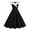 Black, variant on Staron Women's Vintage Off Shoulder Sleeveless Cocktail Dress A-Line Color Long Dress, Red XL