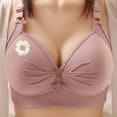 thumbnail image 2 of Yievot Wireless Bras for Older Women Push Up Bras for Seniors Comfortable Full Coverage Everyday Tshirt Bra, 2 of 4