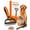 Ornage, variant on Pro Pet Grooming Tool, Undercoat Rake for Dogs Deshedding Brush Double Sided Cat Brushes Long Hair Dematting Comb Professional Extra-Wide Stainless Steel Teeth Supplies for Matted Fur on Cats (Blue)