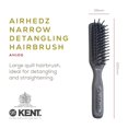 thumbnail image 2 of Kent AH10G Airhedz Pro Narrow Pin Hair Brush (Fat Pin, Grey), 2 of 6