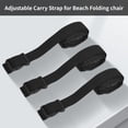 thumbnail image 2 of Paquete de 3 correas de transporte para sillas de playa, acampadas y actividades al aire libre, 2 of 7