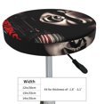 thumbnail image 3 of Sigee Chucky M for Round Bar Stool Seat Covers Washable Stool Cushion Slipcover Elastic Bar Stool Covers Round for 12-14 In Chair,14 inch, 3 of 6