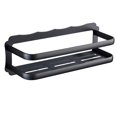 thumbnail image 2 of Estantes De Pared En Pared Despensa Sa De Estar Dormitorio Cocina Entrada Estante De Almacenamiento -40cn / 50cm Negro-Doble Rollo-40cm Baoblaze Estante de baño montado en la pared, 2 of 8