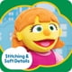 thumbnail image 2 of Muñeca de peluche Just Play SESAME STREET Big Hugs Julia 45 cm, 2 of 6