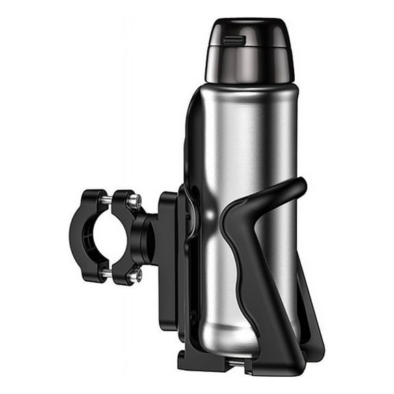Phyun Motorcycle Scooter Bike Drink Cup Holder Water Bottle Mount Stand Aluminum Black