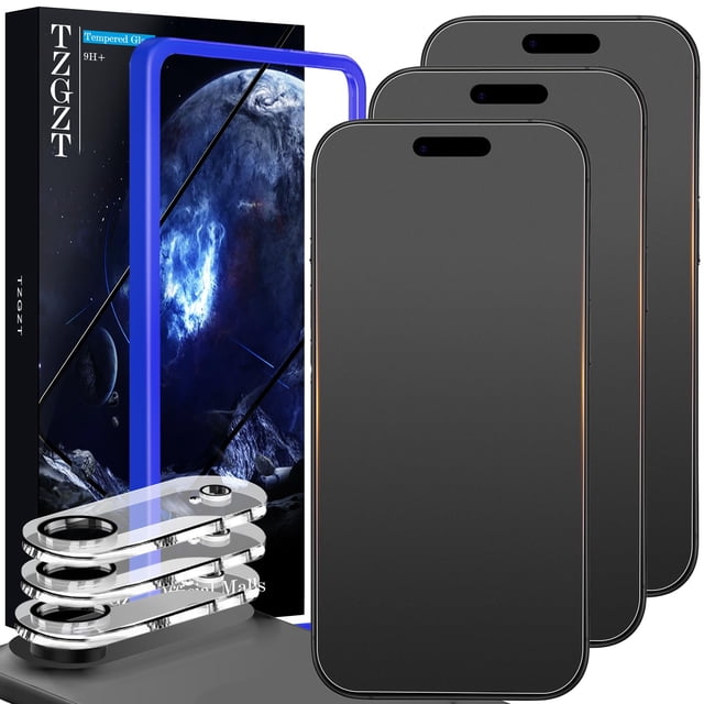 Protector de pantalla y cámara TZGZT para iPhone Air de 6.5 pulgadas, paquete de 3