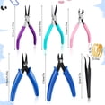 thumbnail image 2 of 5 Pcs Superb Jewelry Pliers Set, Jewelry Making Supplies Includes Round, Chain, Needle, Bent & Zipper Jewelry Pliers for Repair, Wire Wrapping & DIY Crafts, 2 of 8