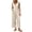 White, variant on Avolia Women's Button Front Sleeveless Jumpsuit Wide Leg Blend Romper with Pockets