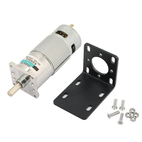 Motorreductor De CC De 12 V/24 V CC, Con Motor De CC De Soporte, Instrumento De Máquina De Encolado Industrial Para Automatización