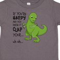 thumbnail image 4 of Inktastic T-Rex Can't Clap Boys or Girls Toddler T-Shirt, 4 of 5