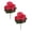 Hot Pink, variant on Blecry Bundles Artificial Geranium Flowers for Outdoors, Fake Plants for Home Kitchen Table Centerpieces, Red