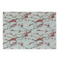 thumbnail image 1 of Nature Cutting Board, Illustration of Sakura Branches Windy April Weather in Japanese Painting Style Art, Decorative Tempered Glass Cutting and Serving Board, Small Size, Coral Black, by Ambesonne, 1 of 1