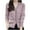 Purple, variant on Wyobmus Womens Cardigan Sweaters Casual V-Neck Knitted Coat Loose Soft Button Up Outerwear With Pockets White