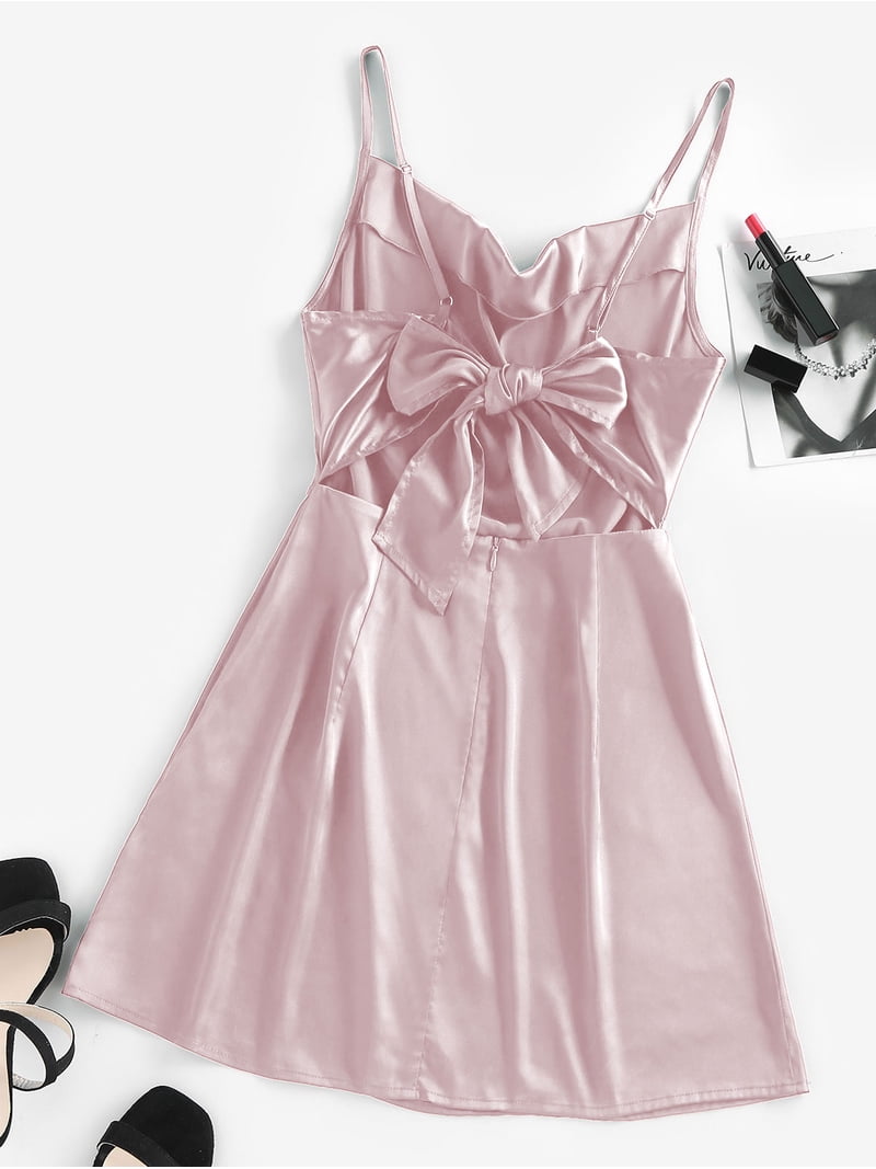 zaful pink dress Floral Print Organza Puff Sleeves Pleated Detail Dress In LIGHT PINK