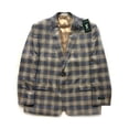 thumbnail image 3 of Lauren Ralph Lauren Blazer Men Suit Jacket Coat (Tan/Blue), Blue, 46T, 3 of 3