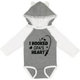 thumbnail image 3 of Inktastic I Hooked Opa's Heart with Fishing Rod Boys or Girls Long Sleeve Baby Bodysuit, 3 of 5