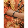 thumbnail image 2 of Women's Vintage Hand-Knotted Bracelet Bohemian Beaded Cord Adjustable Irregular Gemstone Bracelet, 2 of 6