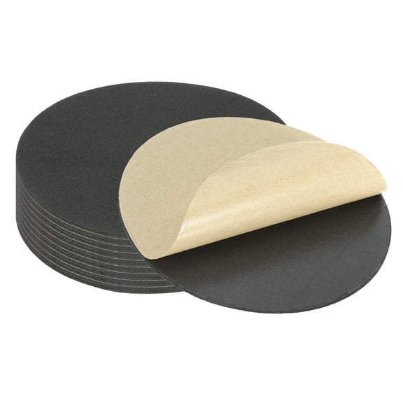 Uxcell 4 Inch EVA Furniture Pads, 10Pack 2mm Thick Sponge Foam Round Adhesive Non-slip Shockproof Protection Pad