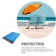 thumbnail image 4 of Sonducket Estera de playa plegable Manta exterior a prueba de arena Cojín de bolsillo con cremallera con estacas Deportes acuáticos Azul, 4 of 6