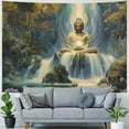 thumbnail image 4 of GOSMITH Lotus Flower Tapestry,Vintage Meditation Buddha Tapestry,Spiritual Meditation Yoga Tapestry for Women Men,Zen Decor Wall Hanging for Living Room Bedroom Dorm Painting, 4 of 6