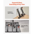 thumbnail image 5 of KFFKFF Foldable Magnetic Bike Trainer Stand, Adjustable 6-Level Resistance, Compatible with 26-29 Inch & 700C Wheels, Indoor Cycling Equipment with Quick Release Skewer and Front Wheel Riser Block, 5 of 9