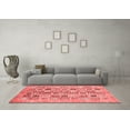 thumbnail image 3 of Ahgly Company Indoor Rectangle Abstract Red Modern Area Rugs, 3' x 5', 3 of 4